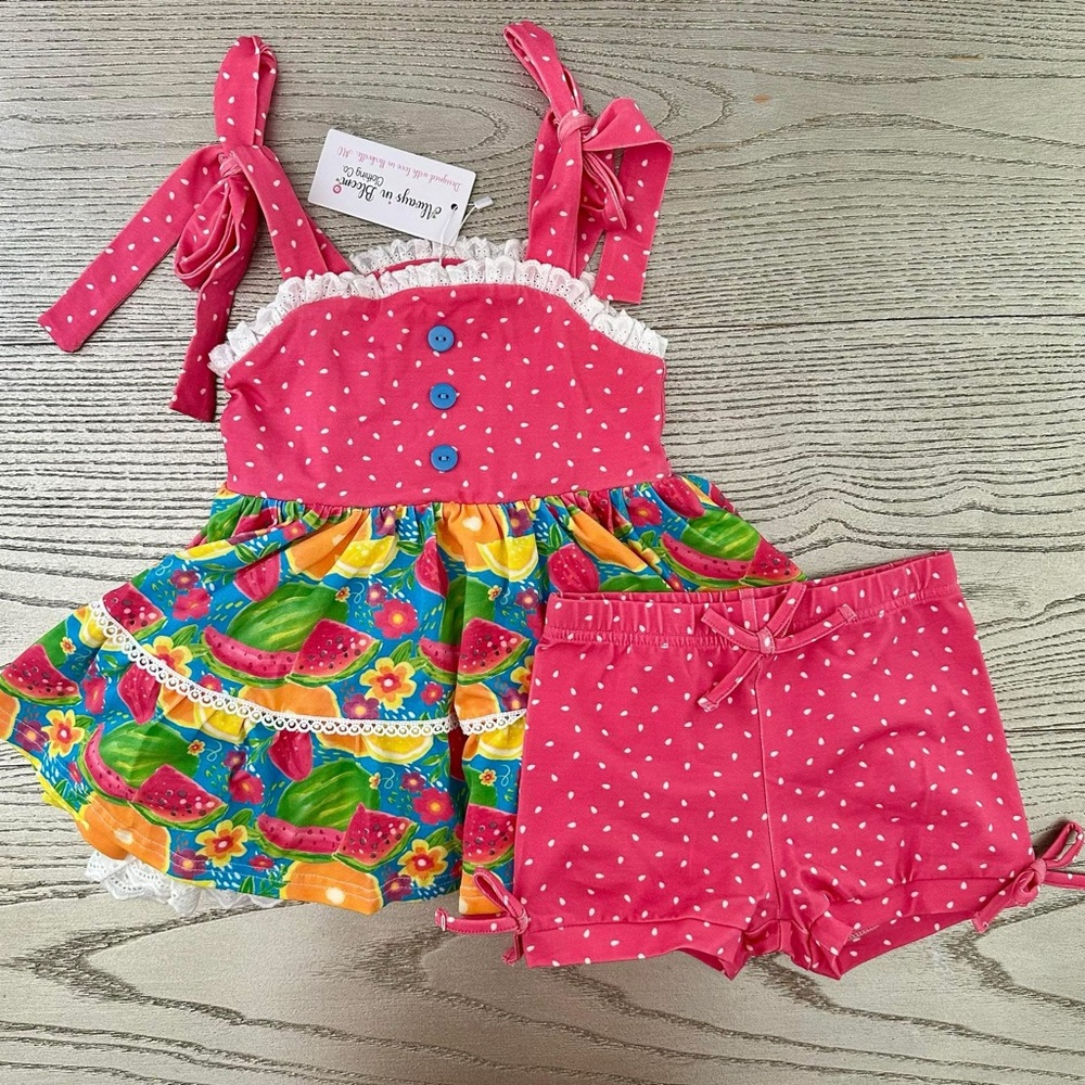 Always In Bloom Tropicana Ari Tunic Set - 4T - NWT